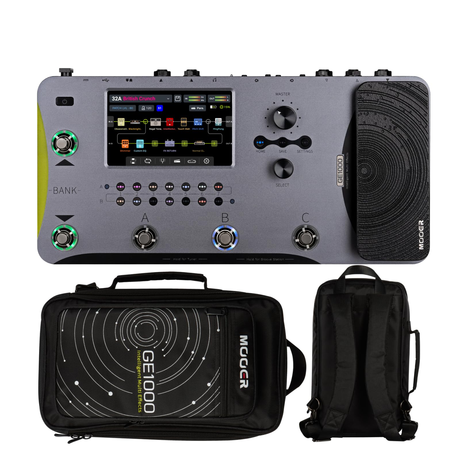 k*i様 MOOER　GE1000 Amazon.com: MOOER GE1000 Guitar Mutieffects Pedal Processor